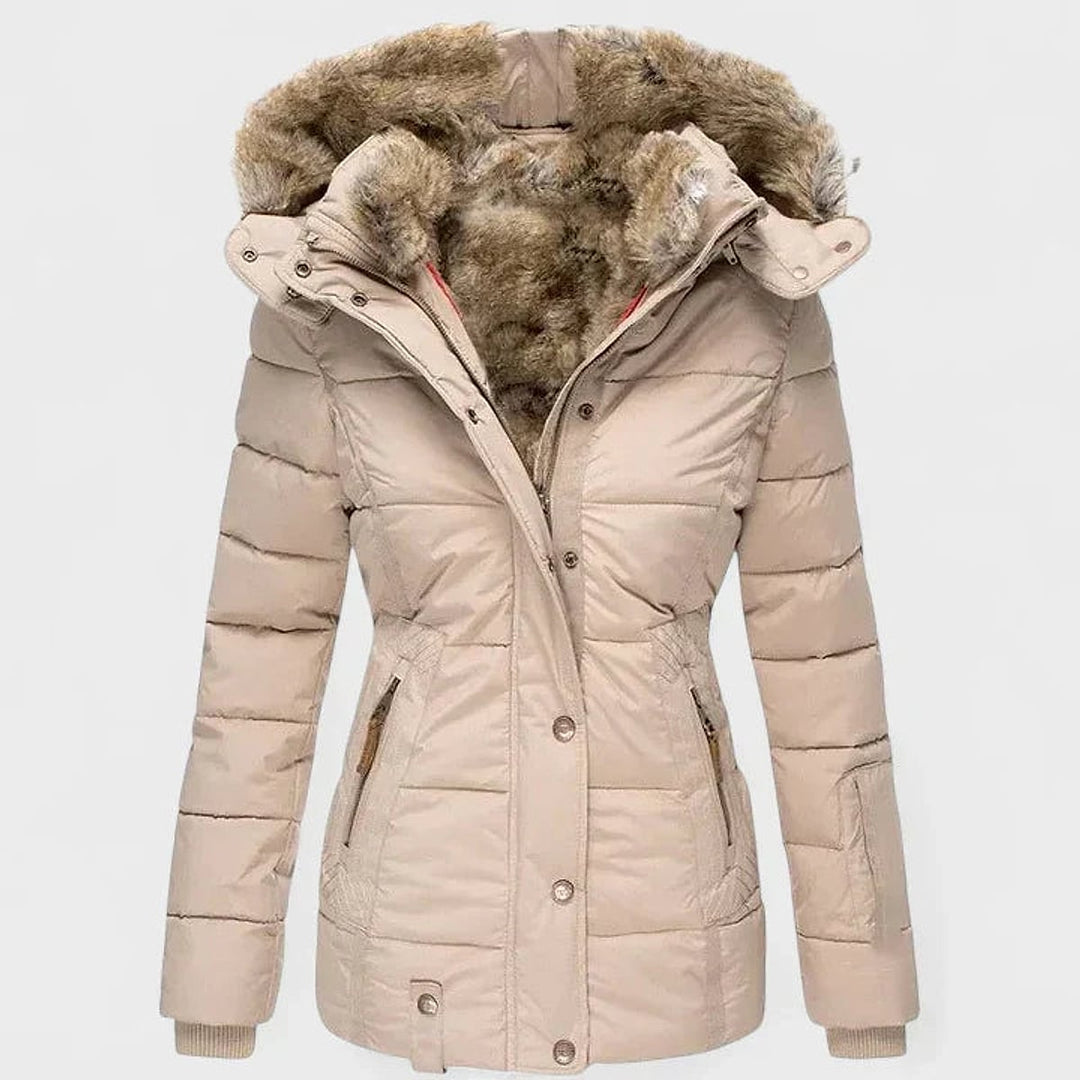 Uomaboutique Abelone frakke med hætte dame 6