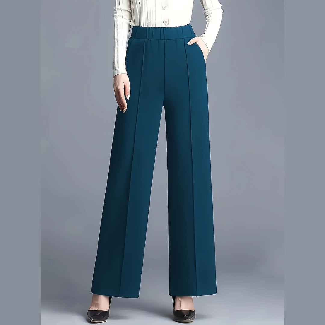 Uomaboutique Bolette bukser med vide ben dame 11