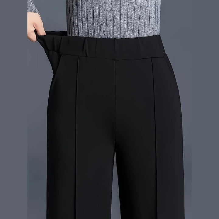 Uomaboutique Bolette bukser med vide ben dame 3