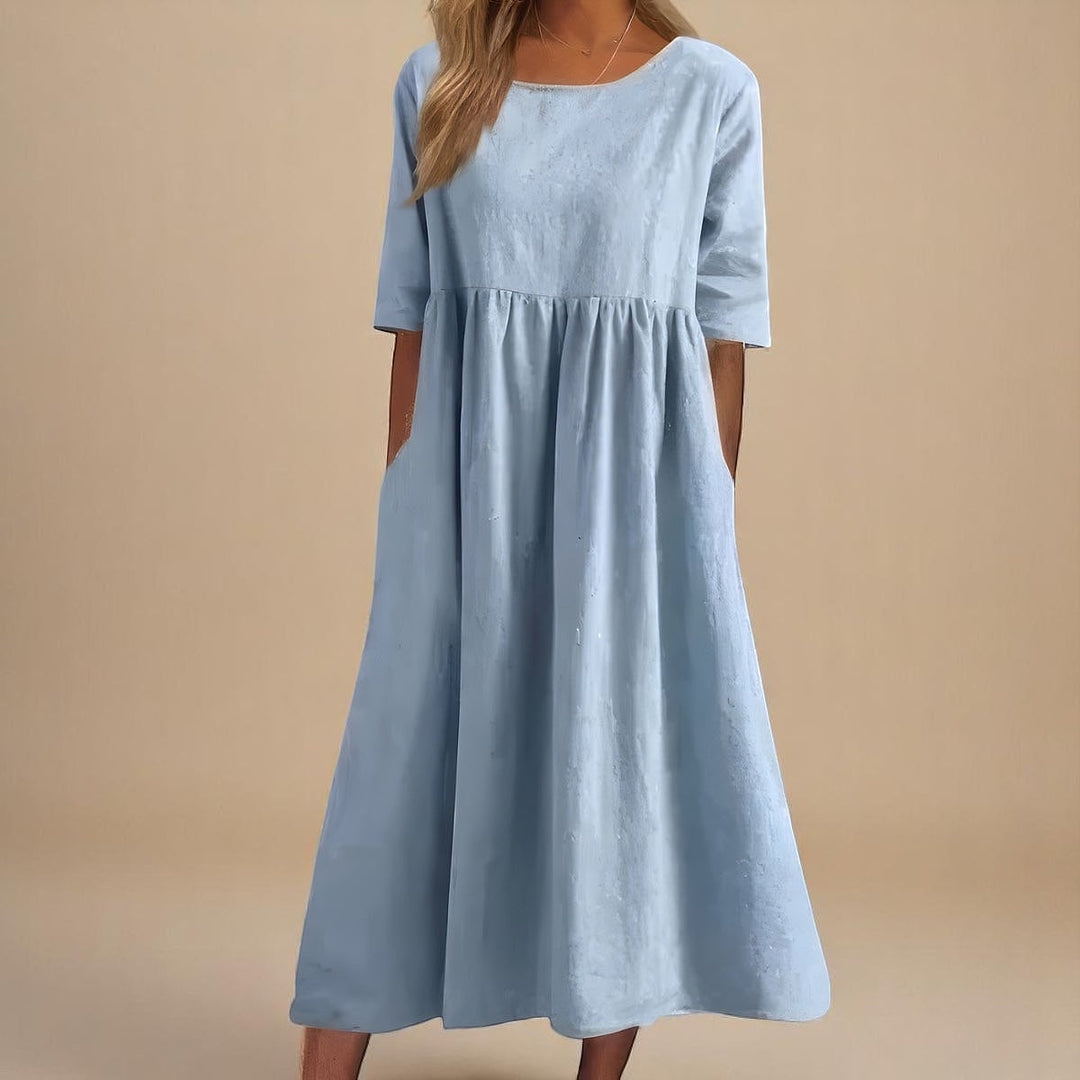 Uomaboutique Charlotte kjole med lommer dame 5