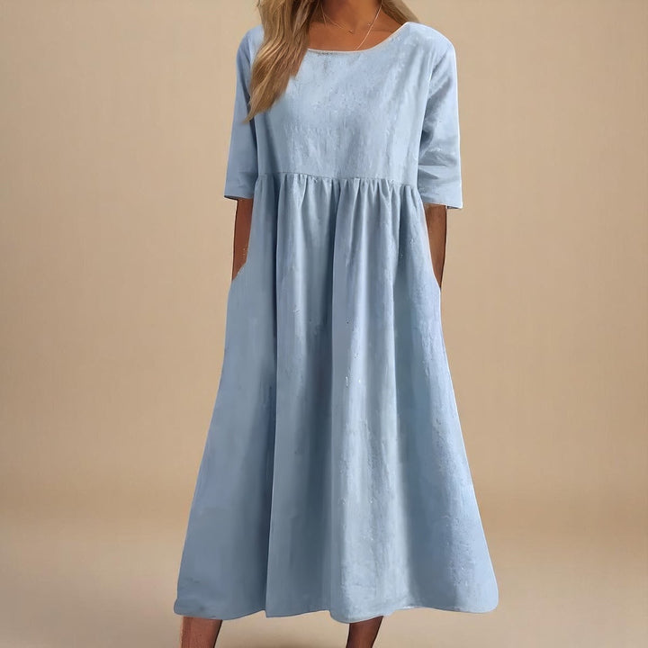 Uomaboutique Charlotte kjole med lommer dame 5