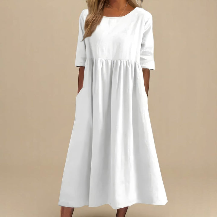 Uomaboutique Charlotte kjole med lommer dame 6