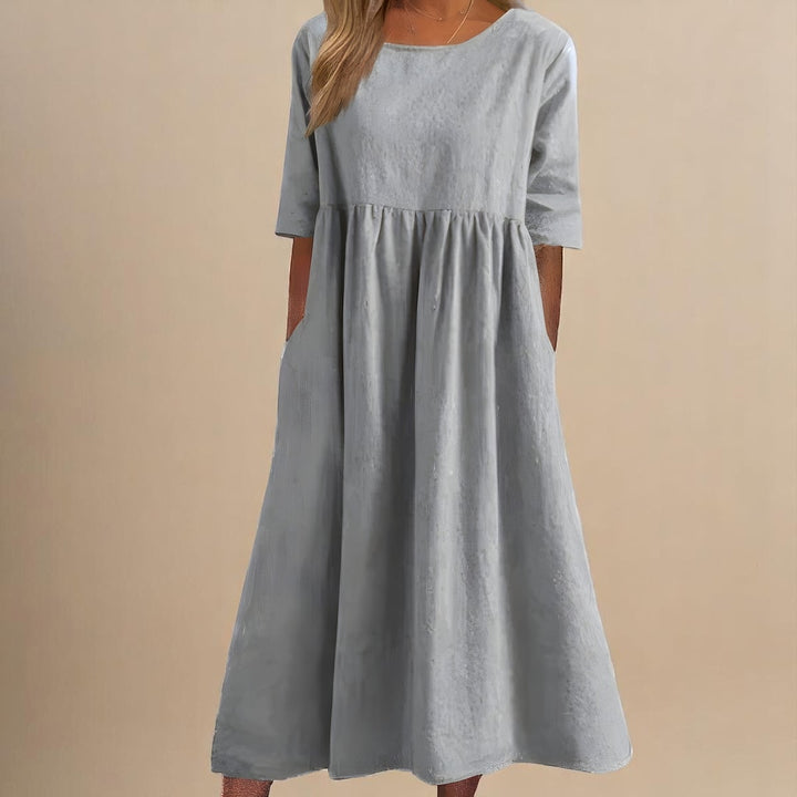 Uomaboutique Charlotte kjole med lommer dame 7
