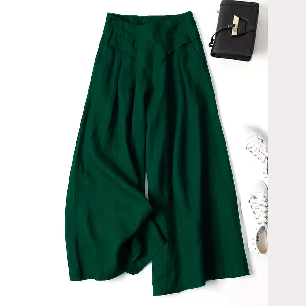 Uomaboutique Cornelia bukser med vide ben dame 2
