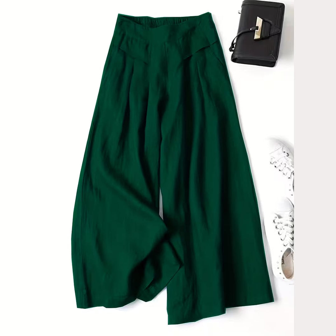 Uomaboutique Cornelia bukser med vide ben dame 2