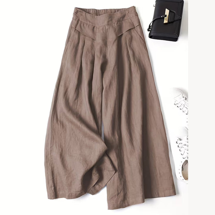 Uomaboutique Cornelia bukser med vide ben dame 3