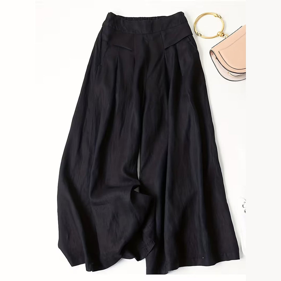 Uomaboutique Cornelia bukser med vide ben dame 6