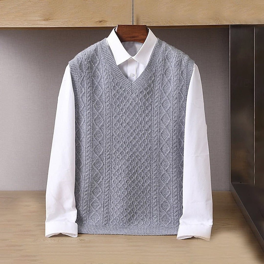 Uomaboutique Ditlev strikvest herre 1