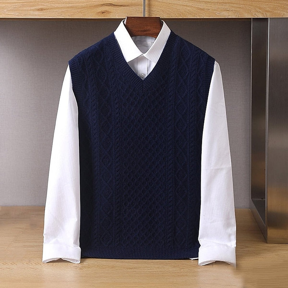 Uomaboutique Ditlev strikvest herre 2