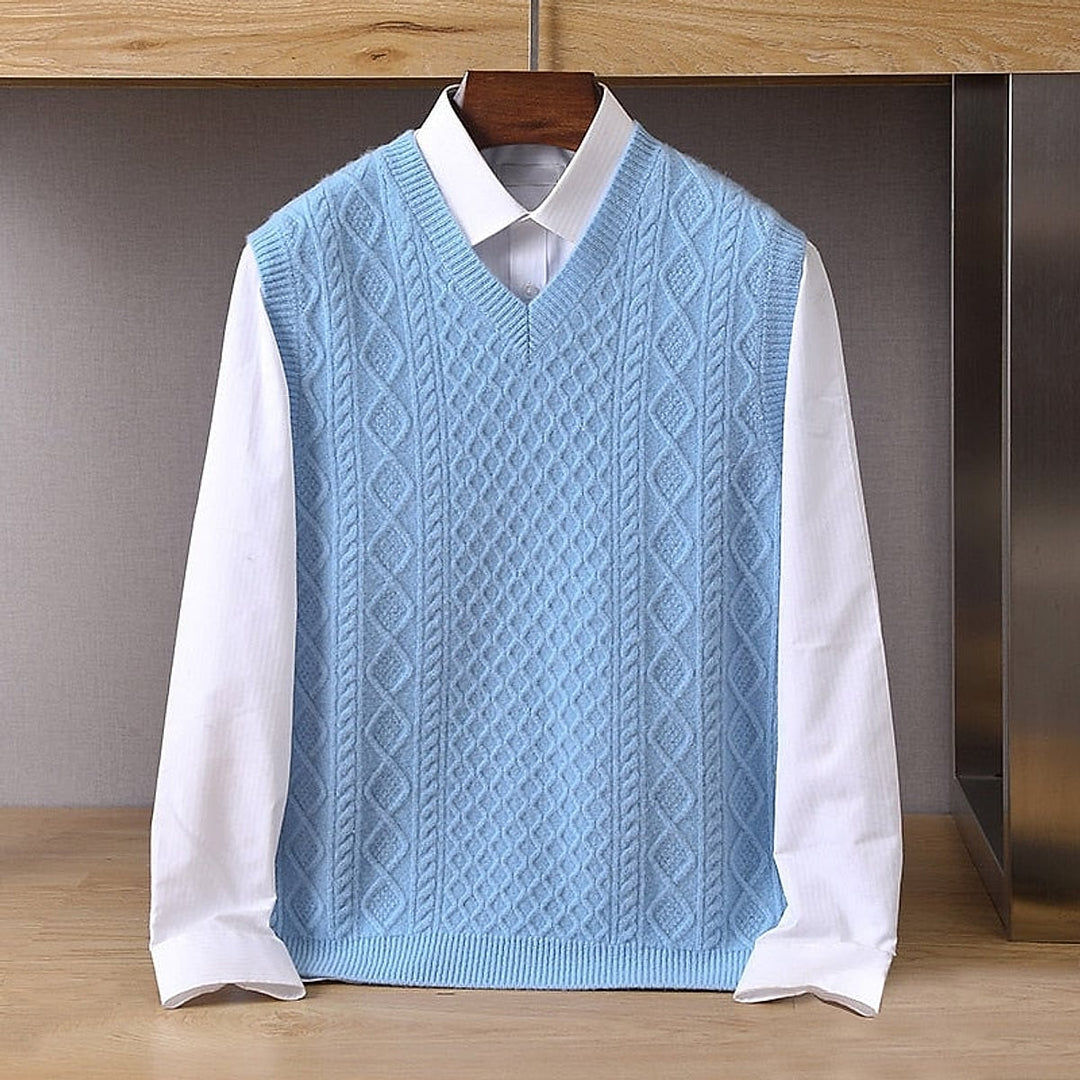 Uomaboutique Ditlev strikvest herre 3
