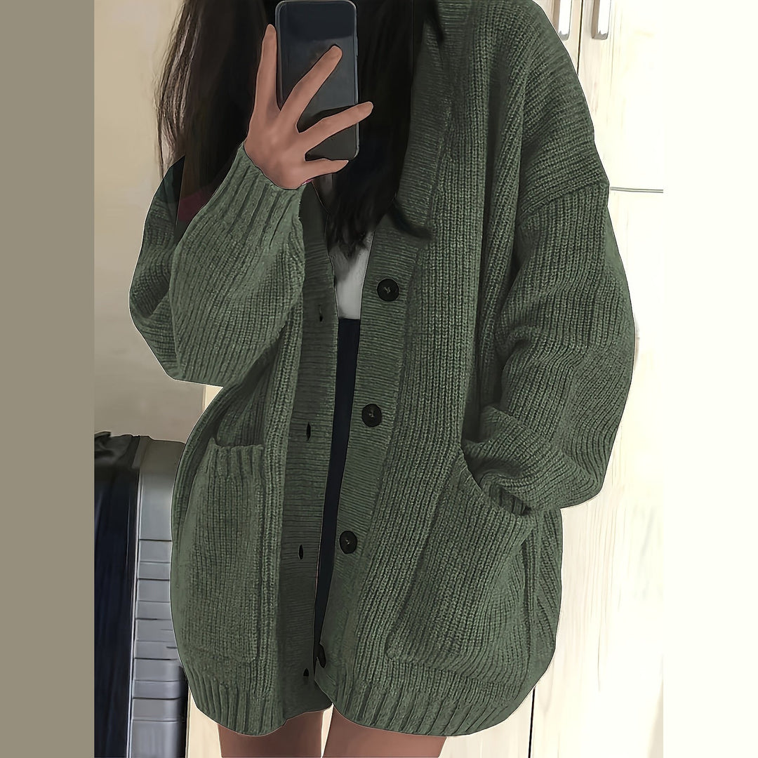Uomaboutique Ellen lang cardigan dame 1