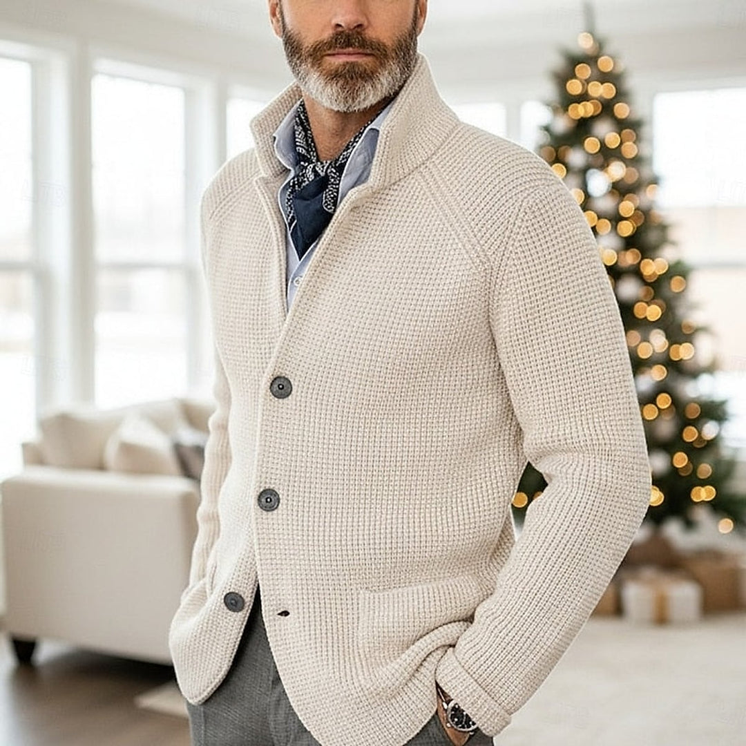 Uomaboutique Felix strikcardigan herre 1