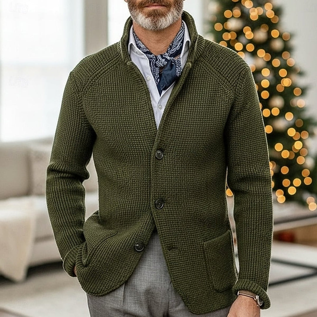 Uomaboutique Felix strikcardigan herre 5