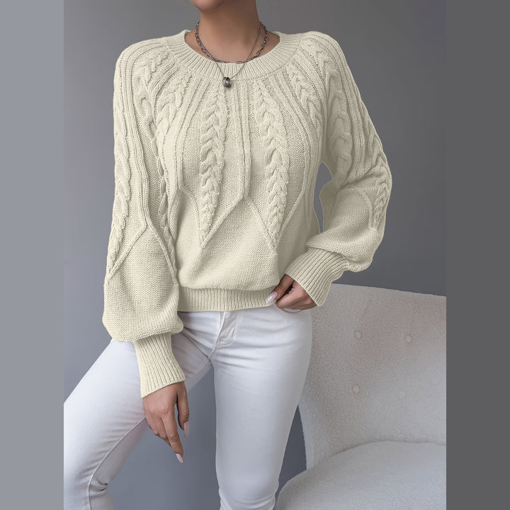Uomaboutique Frida kabelstrikket trøje 14