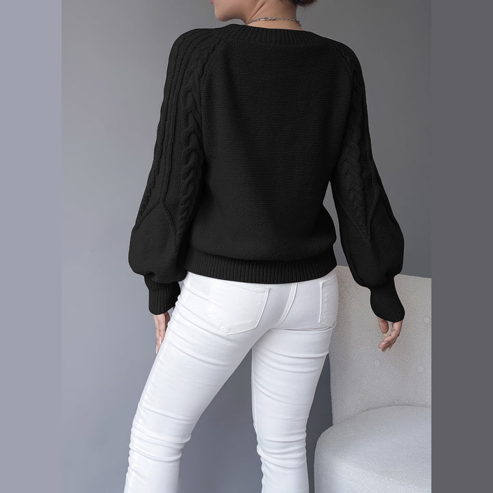 Uomaboutique Frida kabelstrikket trøje 19