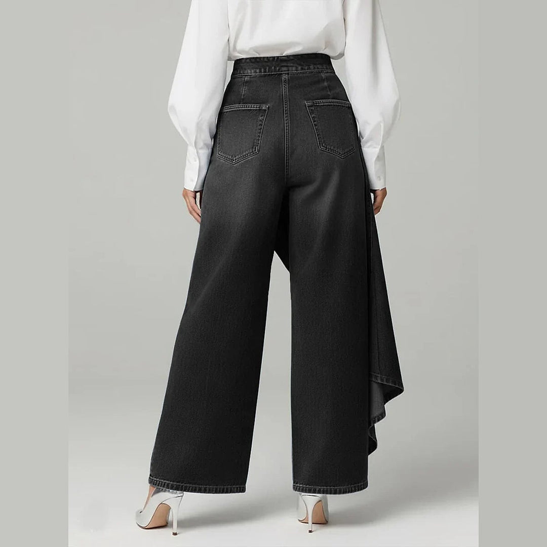 Uomaboutique Gudrun bukser med vide ben dame 5