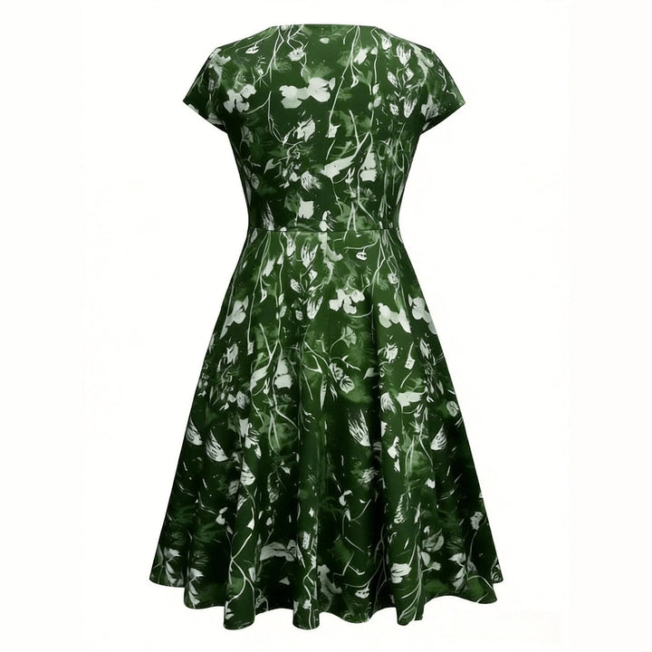 Uomaboutique Helene blomstret midikjole 7