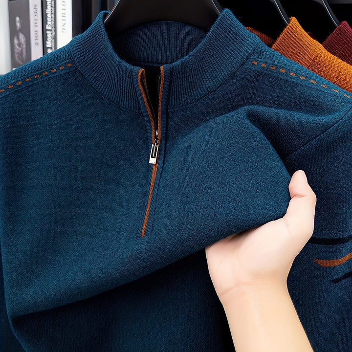 Uomaboutique Jesper sweater med lynlås herre 10