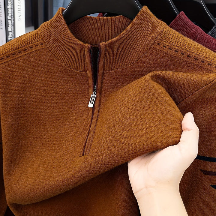 Uomaboutique Jesper sweater med lynlås herre 13