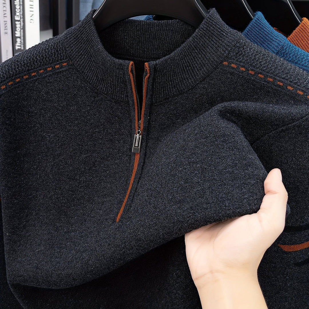 Uomaboutique Jesper sweater med lynlås herre 14