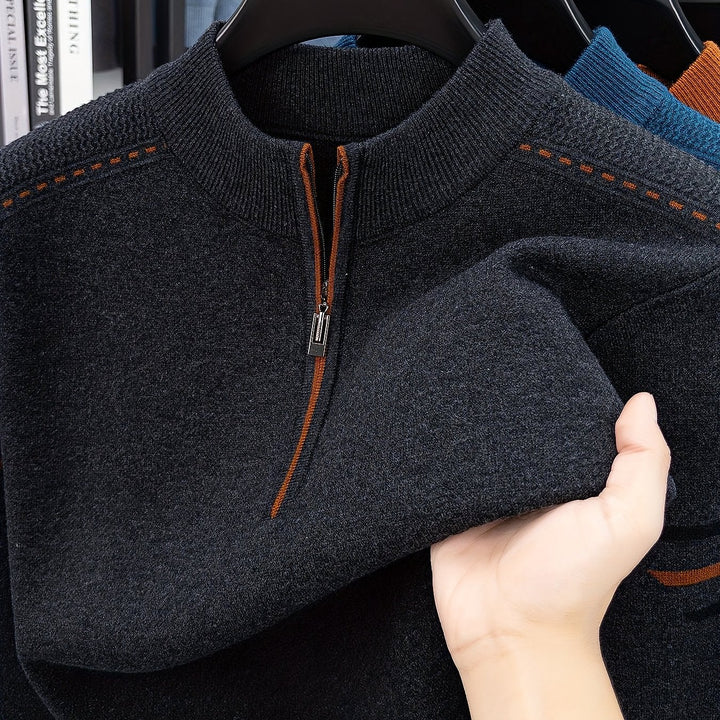 Uomaboutique Jesper sweater med lynlås herre 14