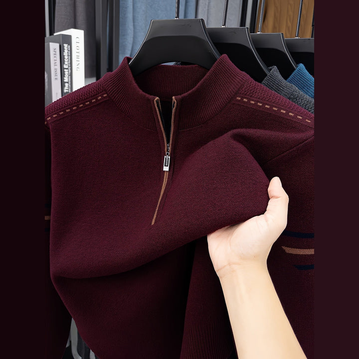 Uomaboutique Jesper sweater med lynlås herre 2