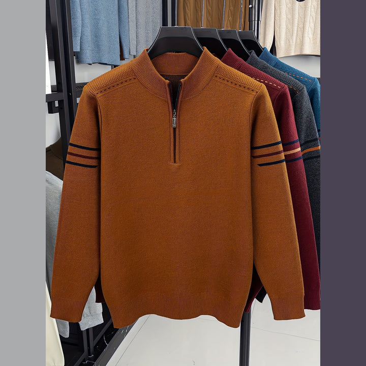 Uomaboutique Jesper sweater med lynlås herre 5