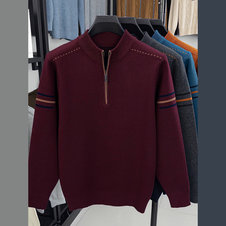 Uomaboutique Jesper sweater med lynlås herre 6