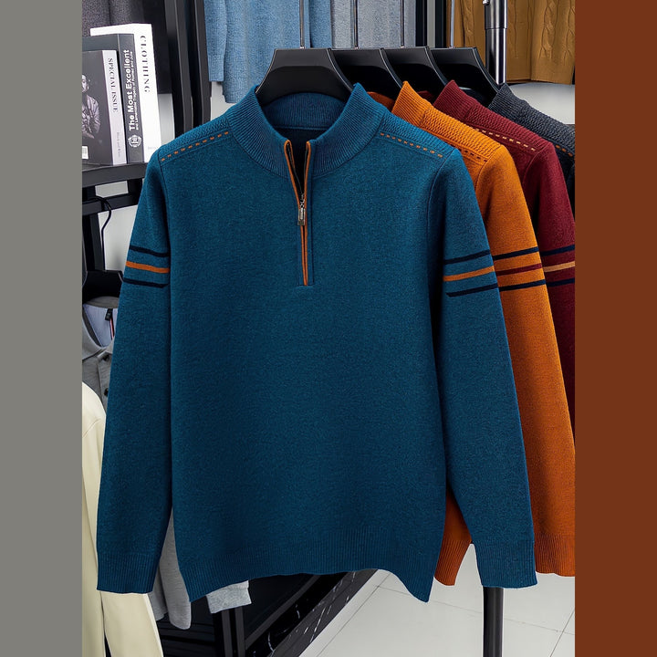Uomaboutique Jesper sweater med lynlås herre 7