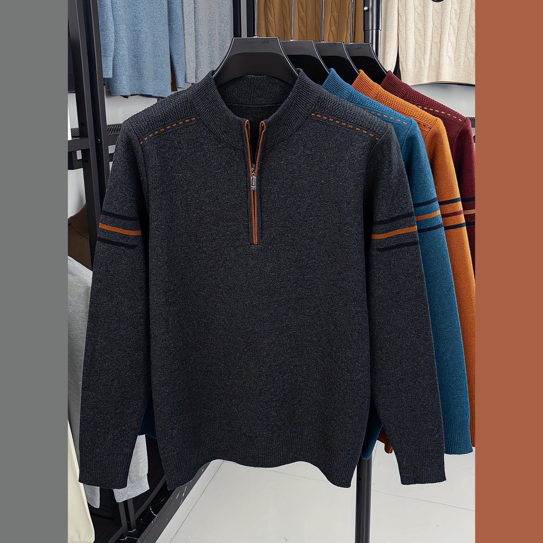 Uomaboutique Jesper sweater med lynlås herre 8