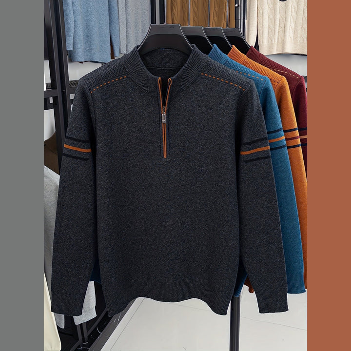 Uomaboutique Jesper sweater med lynlås herre 8