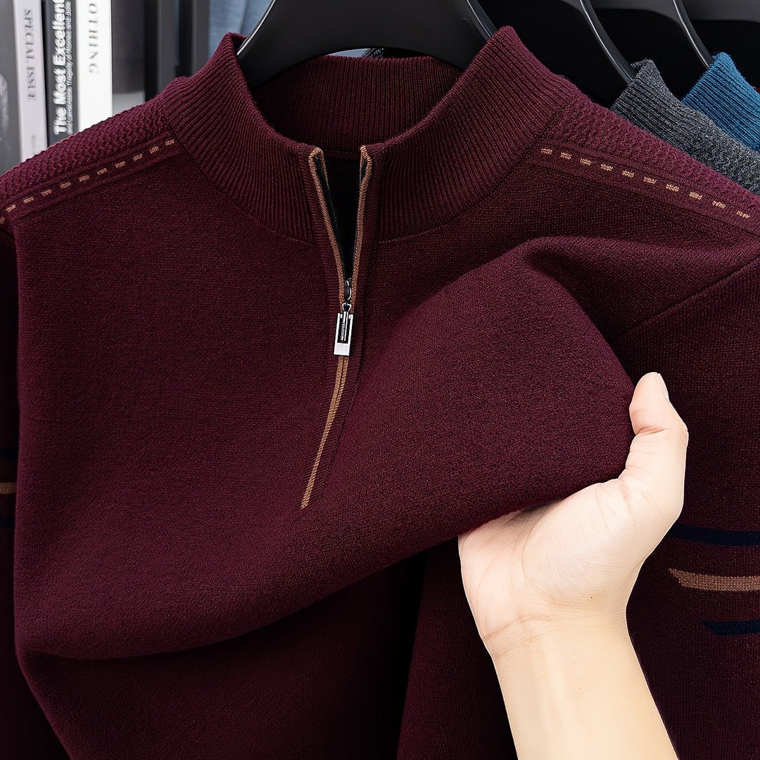 Uomaboutique Jesper sweater med lynlås herre 9