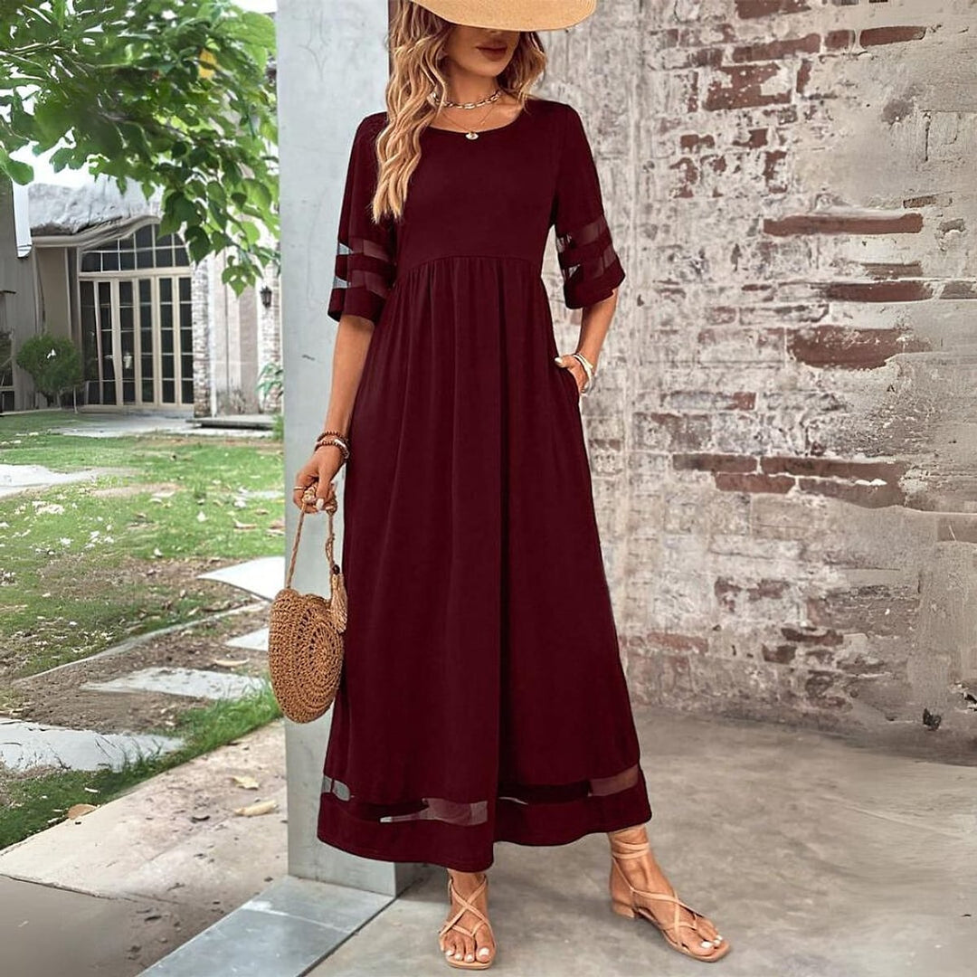 Uomaboutique Johanne lang maxikjole 5