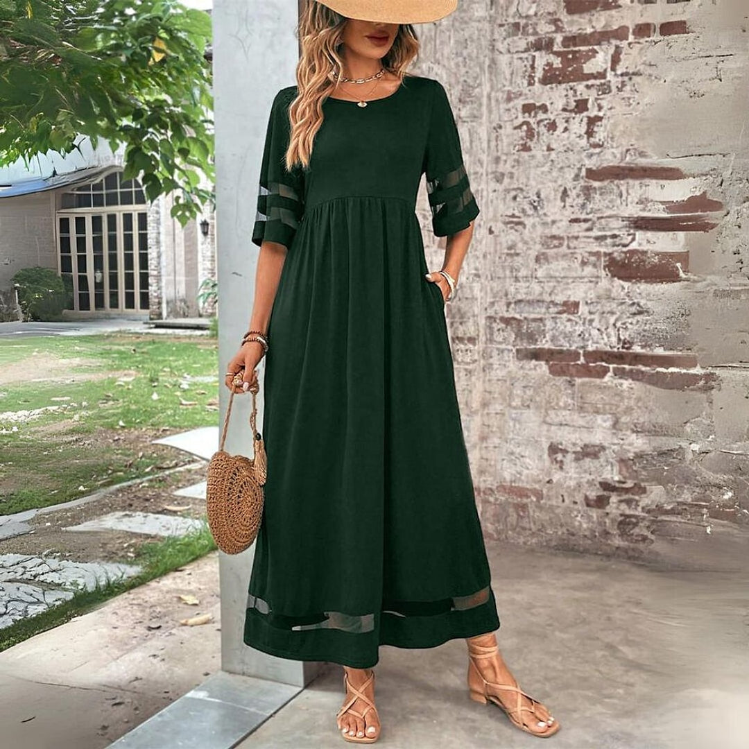 Uomaboutique Johanne lang maxikjole 6