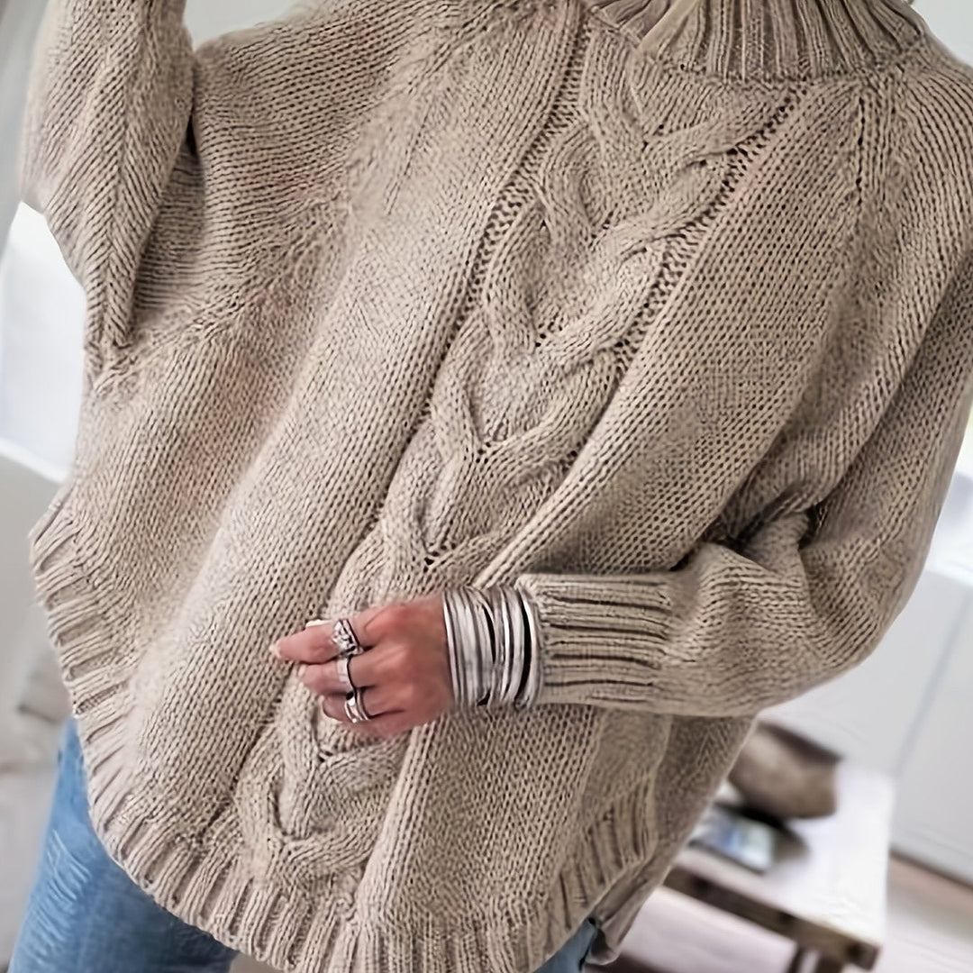 Uomaboutique Katrine kabelstrikket trøje 11