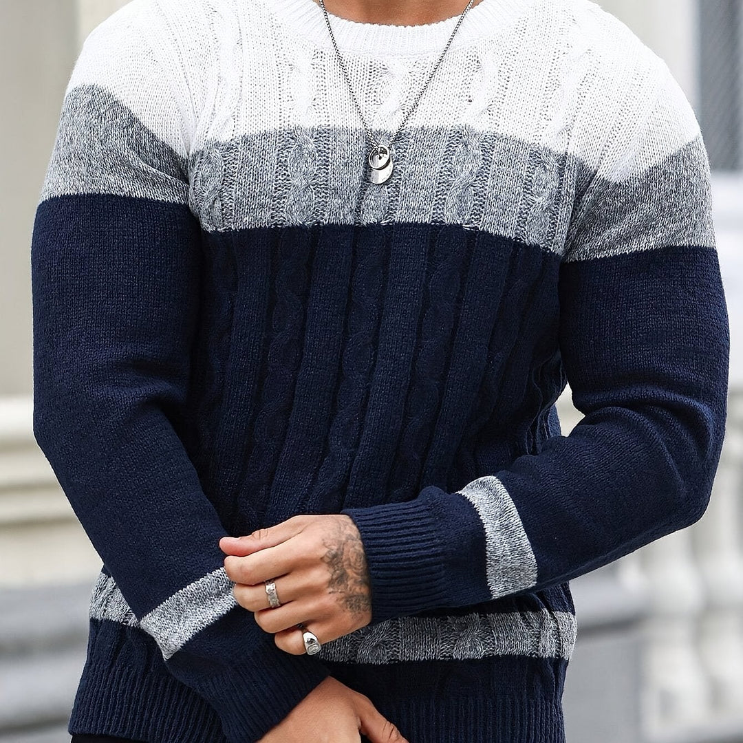 Uomaboutique Konrad kabelstrikket trøje 1