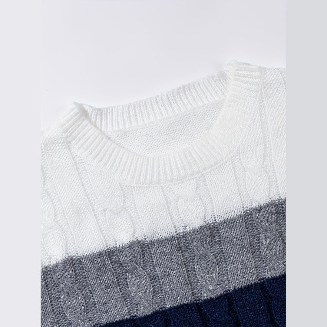 Uomaboutique Konrad kabelstrikket trøje 5