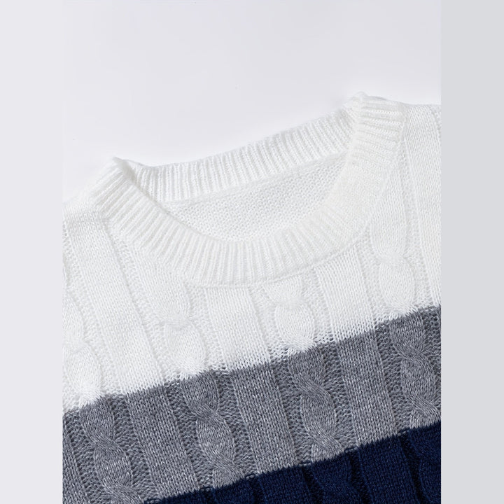 Uomaboutique Konrad kabelstrikket trøje 5