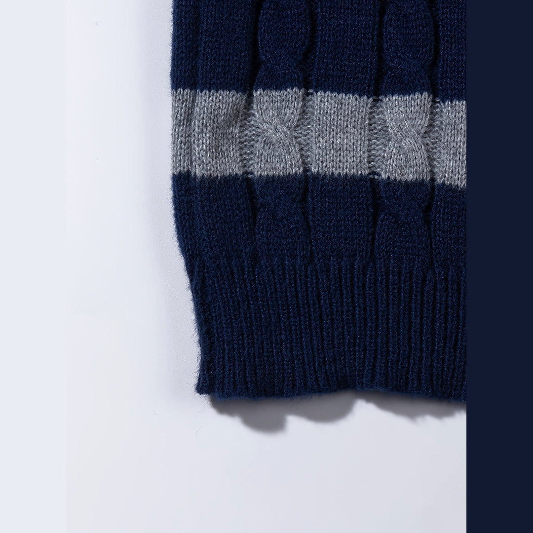 Uomaboutique Konrad kabelstrikket trøje 8