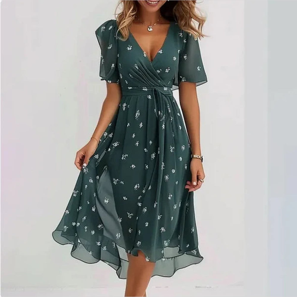 Uomaboutique Line kort festkjole 2