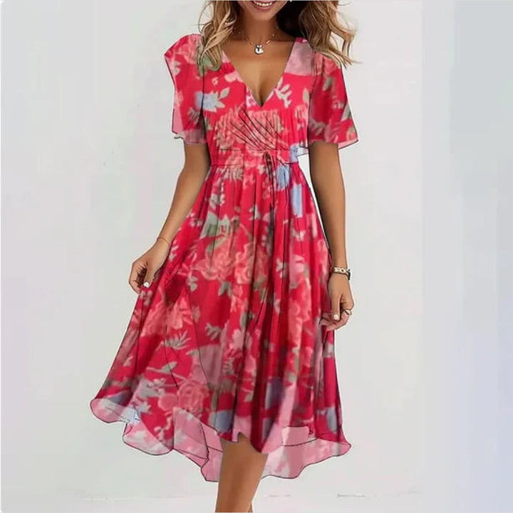 Uomaboutique Line kort festkjole 3