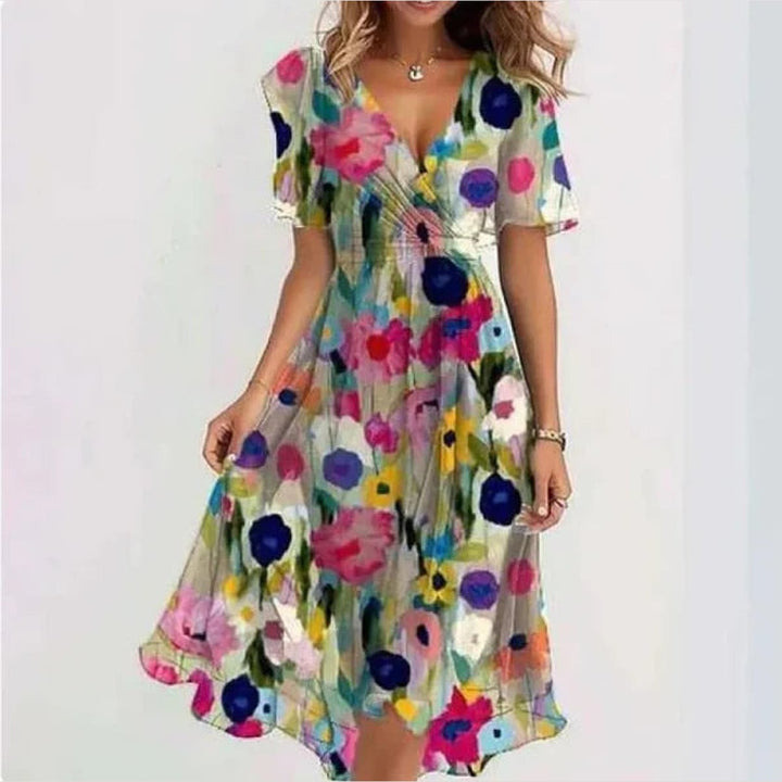 Uomaboutique Line kort festkjole 6