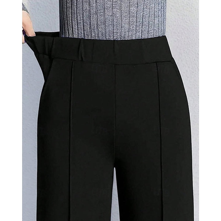 Uomaboutique Louise sorte bukser med vidde 4