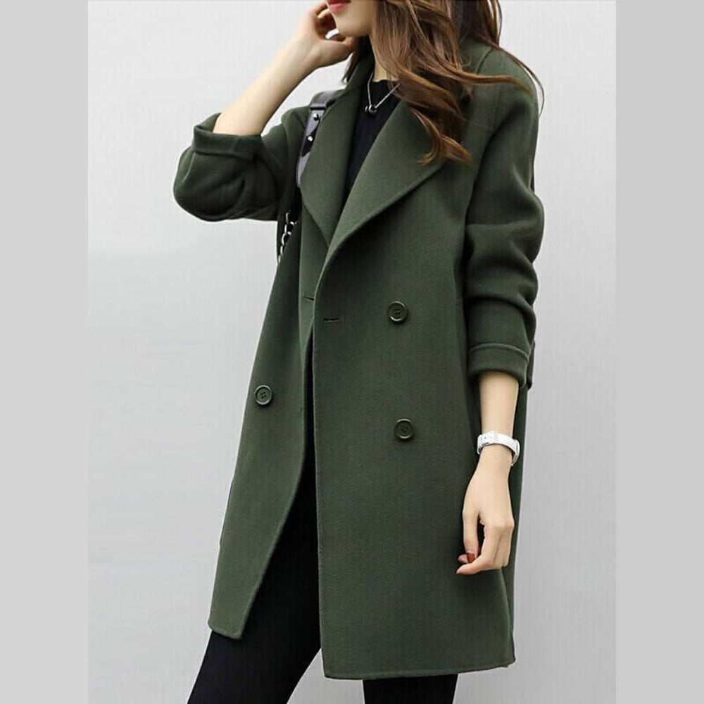 Uomaboutique Luna lang frakke dame 2