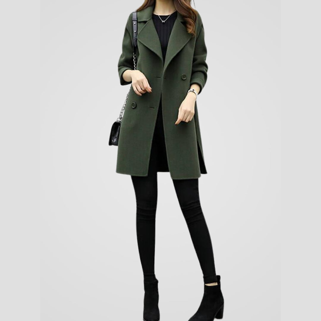 Uomaboutique Luna lang frakke dame 3