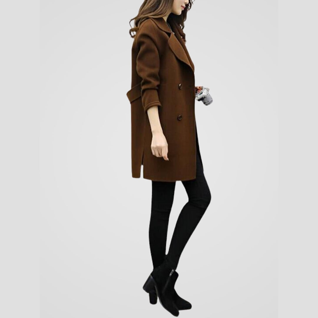Uomaboutique Luna lang frakke dame 5
