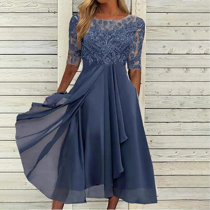 Uomaboutique Marie lang festkjole dame 1
