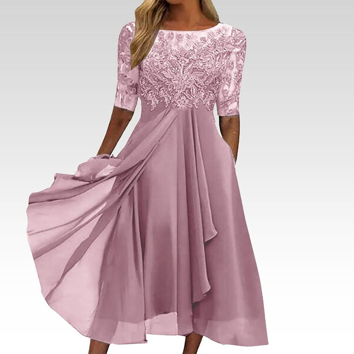 Uomaboutique Marie lang festkjole dame 2