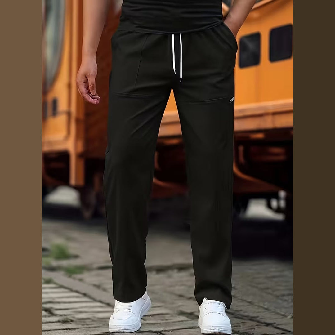 Uomaboutique Marius lange bukser med elastik i taljen 8