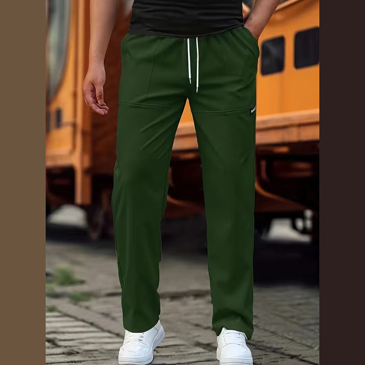Uomaboutique Marius lange bukser med elastik i taljen 9